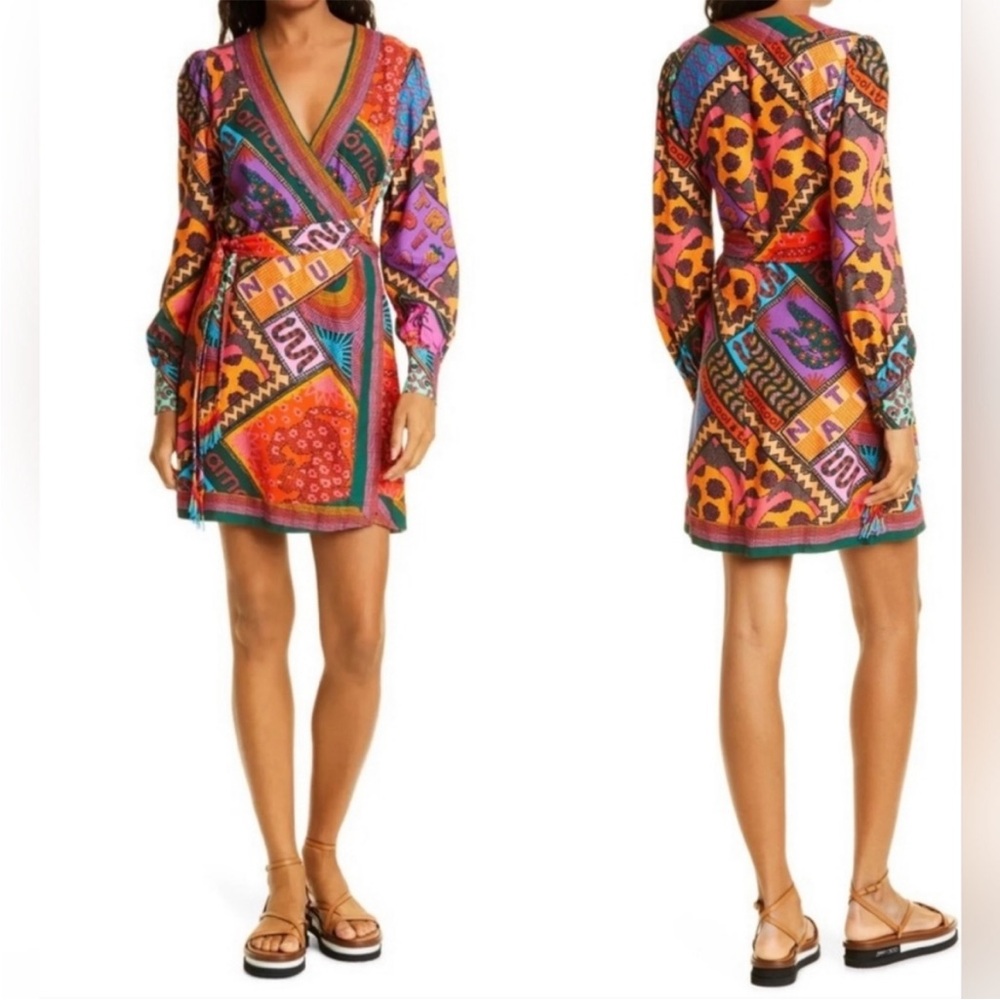 Farm Rio Wrap Dress - Picture 2 of 3